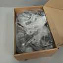 uxcell 20 Pack Square Post Flange Base, Fits 1.6x1.6 Square Tube Galvanized Steel Wall Mount Rail End Bracket Square Base Connector for Deck Fence Railing Handrail Mounting