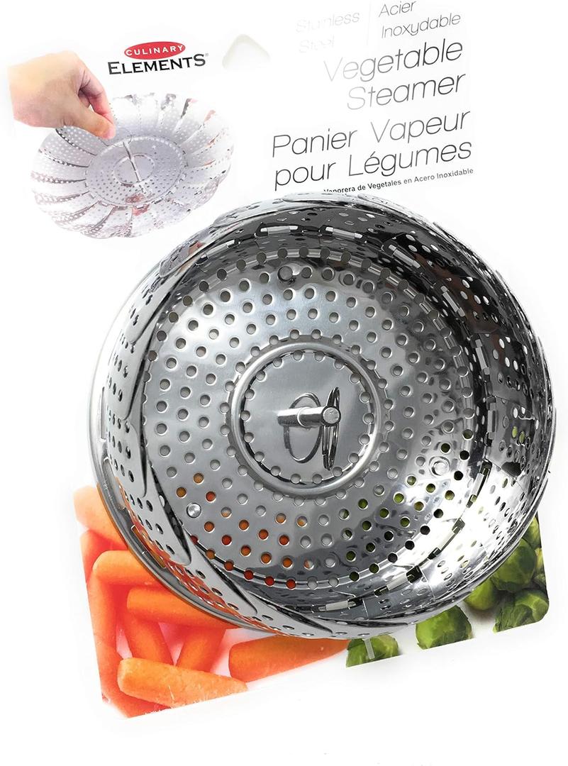 CULINARY ELEMENTS Vegetable Steamer, 1 EA
