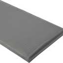 3 x 6 FT Anti Fatigue Mats Industrial 15/16 Inch Thick Soft Sponge Ergonomic Mat Durable Heavy Duty Diamond Plate for Standing Non Slip Industrial Grade Floor Mat for Leg & Back Pain (Gray)