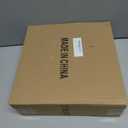 Small Divided Rotating Serving Tray with Lid and Handle,Portable Snackle Box Container,Spinner Organizer and Storage for Adults,Child,Fruits,Candy,Nuts,Veggie,Charcuterie,Snacks,Picnic,Travel, Party (White)