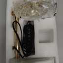 Candle Warmer Lamp with Timer & Dimmable Crystals Candle Lamp Warmer with RGB Mode, Adjustable Height Electric Candle Warmer with 3 Bulbs for Women Mom House Warming Gifts New Home Room Decor (Rgb French Gold)