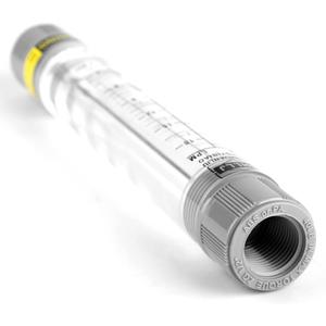 Flow Meter, 0.5-5 GPM 1.8-18 LPM Tube Type Flow Meter for Gas Liquid Pipeline Flowmeter for Water Industrial Field