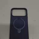 TORRAS Ostand Q3 Silicone for iPhone 17 Pro Max Case, Fit for MagSafe, 360 Spin Ring Holder Stand, Soft Liquid Silicone Cozy Grip, Camera Control, Protective Case for iPhone 17 Pro Max, Deep Blue