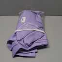 DUALIFE Lavender Curtains Room Darkening, Rod Pocket and Back Tab Thermal Insulated Drapes 52x90 Inch, 2 Panels