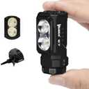 WUBEN E7 1800 Lumen Rechargeable Mini Flashlight with Magnet - Super Bright 6 Modes EDC Flashlight, Typ-C Rechargeable LED; IP68 Pocket Flashlight for Headlamp Use, Rescue, Camping