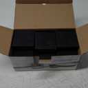 Furniture Risers 4 inch, Heavy Duty Furniture Elevator in Heights of 1.5, 3 or 4 Inch，Rectangle Raising Blocks for Bed, Couch, Desk, Sofa, Tables,Support Up to 1,300 Lbs (4 Pack-Black)