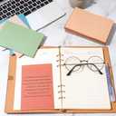 9 Pads Lined Sticky Notes 4x6 in Post, Vintage Colors Self Pad Its, Super Sticking Power Memo Pads Its, 40 Sheets/pad