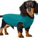 PUMYPOREITY Fleece Sphynx Cat Clothes, Warm Thick Cat Sweater, Soft Winter Coat for Hairless Cats, Cold Weather Pet Sweater for Dogs and Cats, Blue, 2XL (XX-Large)