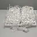 Vintage C9 Warm White Christmas Lights Outdoor, 100 FT C9 String Lights for Christmas Decorations Holiday Party Indoor Room Outdoor Roofline Backyard Garden Patio Cafe Home Decoration, E17 Base