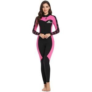 Jintaleco 4/3 mm Wetsuits for Women, Premium Neoprene Front Zip Women Wet Suit for Surfing, Swimming, Diving and Water Sports 2XL