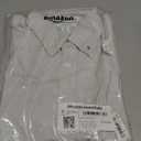 Amazon Essentials Men's Slim-Fit Long-Sleeve Stretch Oxford Shirt with Pocket (Large, Light Grey)
