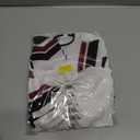 12PCS Cheer Bows Bulk Glitter Cheerleading Bows Girls Hair Bows White Black Cheer Bows Elastic Band Ponytail Holder for Cheerleaders Teen Girls College Sports Competition