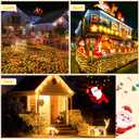 JMEXSUSS 320 LED Solar Net Lights Outdoor Waterproof, 9.8ft x 6.6ft Solar Christmas Lights with Remote, Warm White Mesh Bush Light for Outside Gazebo Bush Tree Garden Decor