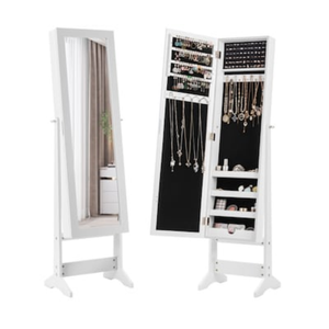 Mondawe White Jewelry Armoire
