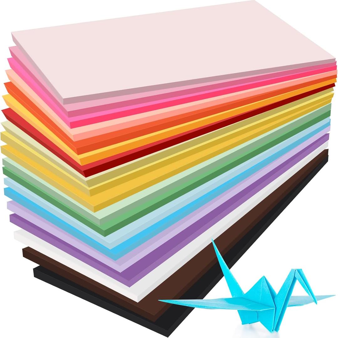 Yahenda 1500 Pcs Construction Paper Assorted Colors 9 x 12 Inches Card Stock Printer Paper Bulk Colored Essentials for Arts & Crafts Supplies Adults Drawing