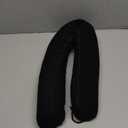 36" Door Draft Stopper for Bottom of Door, Block Hot Air Entering and Keep Cold Air in, up to 3" Door Gap Filler with Reusable & Washable Cover, All-Season Door Sweep for Noise, Wind, Black