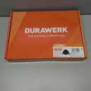 DURAWERK Softshell Jacket Mens Fleece Jacket Water Resistant Jackets Work Jackets for Men Tactical Jacket Windbreaker (Black, XL)