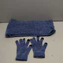 Womens Winter Knit Warm Hat Beanie Long Scarf Touch Screen Gloves Set Skull Caps Neck Scarves for Women Hat missing