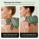 2026 Upgrade Edition 4D Neck and Shoulder Heat Massager, Wireless Portable Neck Massager, Relieves Muscle Pain, Simulates Deep Tissue Massage of Human Hand, Ideal Gift.Emerald Green