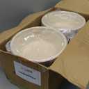 emlifepak 32oz Disposable Salad Bowls 150Pack, Big Paper Bowls, Large, Heavy-Duty, Eco-Friendly, Bulk Pack, Compostable Bowls, Biodegradable Made of Sugar Cane Fibers,Perfect For Salad