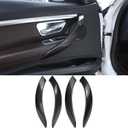 Car Door Handle for BMW 3 4 Series 3GT F34 F36 F30 2013-2018 Interior Door Handles Replace Cover Car Door Handle 320i 328i 330i 335i 340i (Outer Carbon Fiber Color)