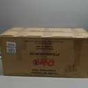 Puleo International 6ft Pre-Lit Potted Flocked Arctic Fir Pencil Christmas Tree with 120 Warm White Lights, 1325 Realistic Dense Snow Flocked Branch Tips, Easy Setup Artificial Trees with Sturdy Stand