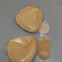 Double Sided Sticky Bra Push Up, Invisible Bra Pad Inserts for Large Breasts, Adhesive Bra for Bikini Swimsuit (Beige, Large)