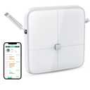 BodyPedia 8-Electrode Smart Scale for Body Weight, Digital Bathroom Weighing Scale Analyzes 43 Metrics (BMI/Muscle/Fat), Body Composition Monitor, Bluetooth Home User Health Equipment Sync Apps (White)