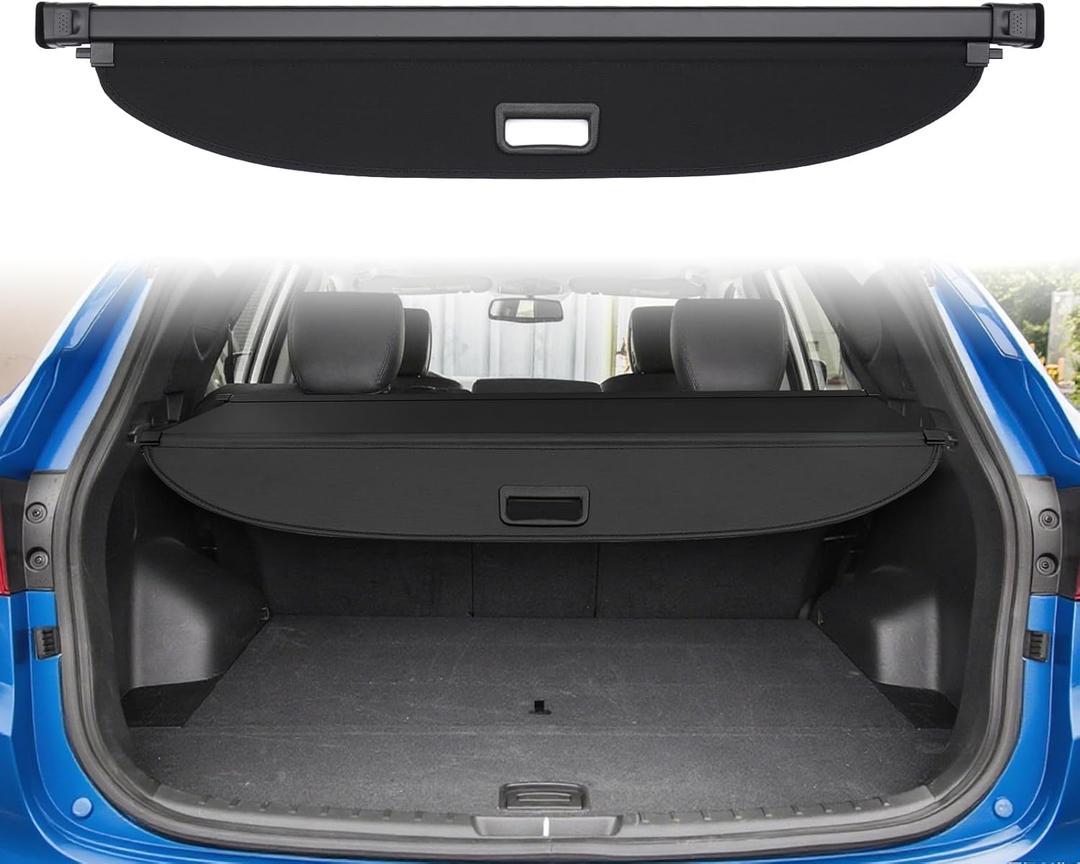 Powerty Cargo Cover for 2015-2018 Hyundai Santa Fe Sport, Retractable Trunk Cover Privacy Cover Truck Shade Replacement for 2015-2018 Santa Fe Accessories(Not for 13-14 Santa Fe Sport)