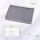 Magnetic Makeup Palette Empty with Clear Top, 3Pack Empty Eyeshadow Pan Dispensing Storage Box with 60Pcs Adhesive Metal Stickers for DIY Cosmetics Lipstick Blush Powder-7.87X5.51Palette