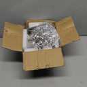 yofit 6 Pcs Christmas Snowflake Stocking Holder, Metal Christmas Stocking Hanger, 3D Sliver Stocking Hooks Non-Slip for Fireplace Mantel Window Christmas Home Xmas Party Decor