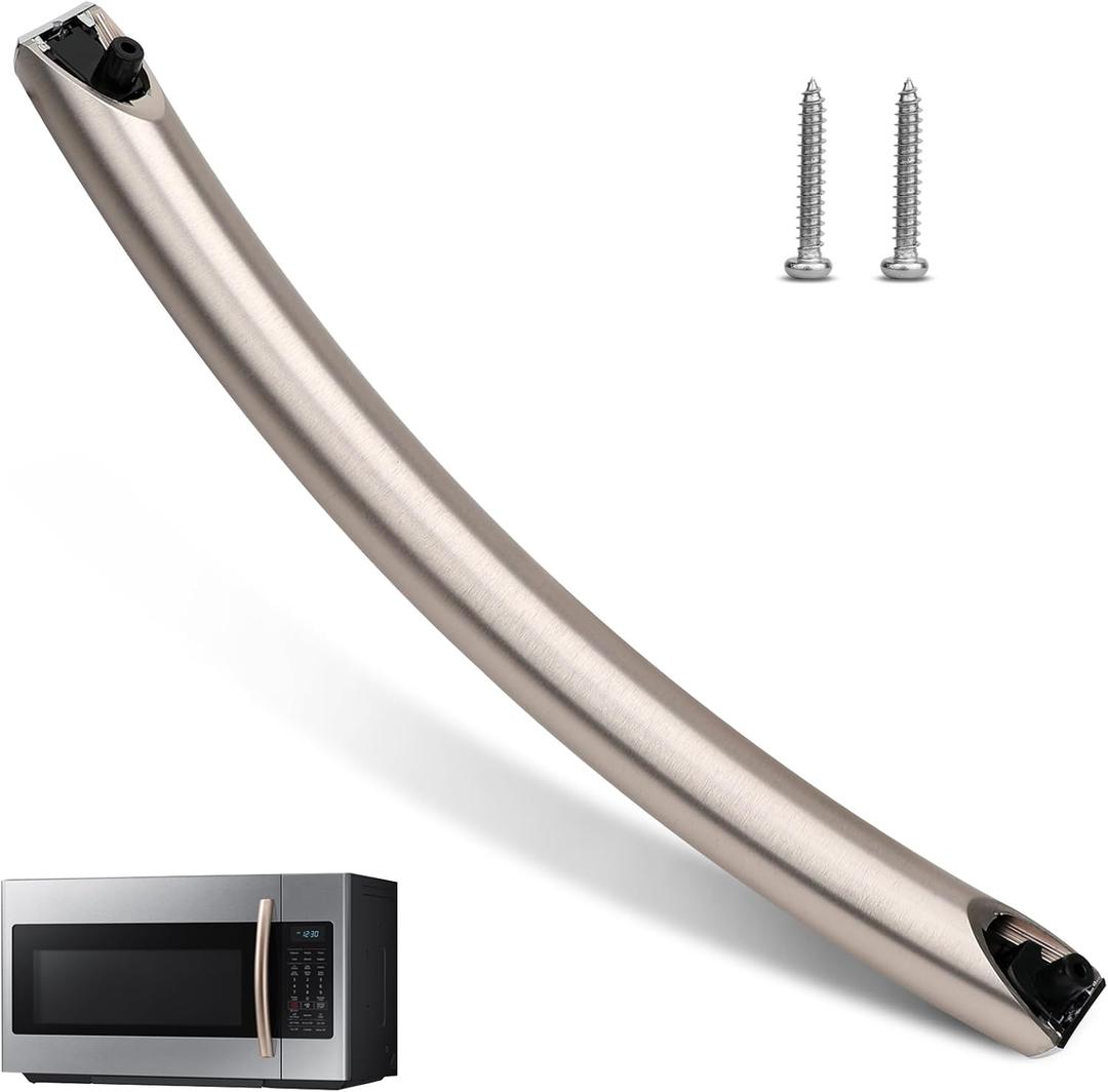ME19R7041FS ME17R7021ES for Samsung Microwave Handle, DE94-04309A DE94-04309B Handle(See Figure 4 for Specific Models), Contains 2 Screws, Rose Gold