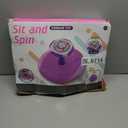 VROGTIK Sit and Spin Toys for Toddlers 1-3 Girls, 360 Toddler Spinning Seat with LED Lights and Music Christmas Birthday Gift for 1 2 3 Years Old Girl Sensory Toys Toddler Activities