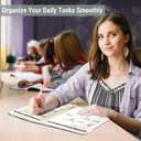 2026 Planner, Weekly and Monthly Planner for Women, January 2026 - December 2026, Hardcover 2026 Calendar Planner Book with Tabs, Inner Pocket, Spiral Bound, Perfect for Office Home School Supplies - A5 (6.3" x 8.5"), Citrus Bloom