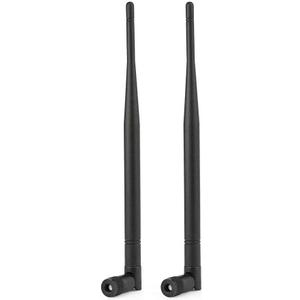 Eightwood 3.5dBi 868MHz 900MHz 915MHz RFID Antenna RP-SMA Male Connector 2-Pack Compatible with LoRa Gateway Helium Miner, Wireless Router Smart Home Control