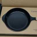 Caraway Cast Iron Skillet - 10.5 Enameled Cast Iron Pan With 3 Layer Enamel Coating - No Seasoning Required - Compatible With All Stovetops - Free From Forever Chemicals - Midnight Blue