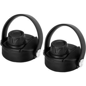 Spout Lid for Hydro Flask Wide Mouth Sport Water Bottles, Replacement Lid Chug Lid for 12 oz-64 oz Water Bottles (2PACK)