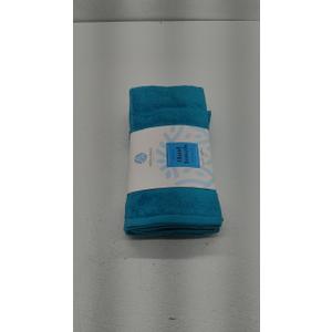White Classic Luxury Hand Towels | Cotton Hotel spa Bathroom Towel | 16x30 | 6 Pack | Aqua