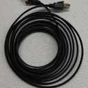 Senetem Cat 8 Ethernet Cable 15FT, High Speed 40Gbps 2000Mhz Flat Internet Network Patch Cord, RJ45 Shielded Outdoor&Indoor LAN Cable, Compatible for Gaming, PC, PS5/4/3, Xbox, Modem, Router (15FT, Black)