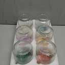 Overnight Oats Containers with Lids 16 oz Glass Jars 6 Pack Glass Mason Jars with Airtight Lids, Perfect for Oats, Yogurt, Chia Pudding