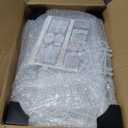 6 Pack Upgrade Harder Shoe Organizer, Shoe Storage with Magnetic Front Door, Clear Shoe Boxes Foldable Space-Saving Shoe Rack for Sneaker Boot Container, White