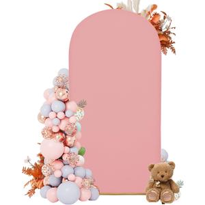 7.2FT Arch Covers, Light Pink Arch Backdrop Cover, Cover Only