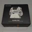 ManbaOne Interactive Screen Wireless Gaming Controller for PC/Switch/Switch 2/iOS/Android,Hall Effect Stick & Trigger,RGB Lighting,Remappable Buttons,1800mAh with Charging Dock (White)