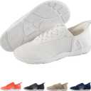 Hike Footwear HF Stride  Hands-Off & Ergonomic Barefoot Shoes for Women Men, Thin Sole & Ultra-Light, Effortless Daily Wear Unisex (7.5 Wide Women/5.5 Wide Men, White)