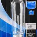 Feit Electric BP40T10/RP 40 Watt Clear T10 Dimmable Incandescent Appliance Light Bulb, 2500K Soft White, 5" H x 1.3" D