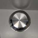 Stainless Steel Frying Pan with Lid, 8 Inch Honeycomb Non Stick Frying Pan, Small Stainless Steel Nonstick Pans W/Lid, Safe Nonstick Skillet Egg Omelete Pans, Oven Safe, Induction Compatible,PFOA Free