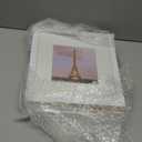 upsimples 8x8 Picture Frame Made of High Definition Glass, Display Pictures 5x5 with Mat or 8x8 Without Mat, Gallery Wall Frame Set, White