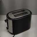 Hamilton Beach 2 Slice Extra Wide Slot Toaster with Bagel & Defrost Settings, Shade Selector with 7 Browning Levels, Toast Boost, Auto Shutoff, Black & Stainless Steel (22633)