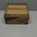 LED Canopy Light 50W, 6000lm, 100-277VAC, ETL Listed, 5000K Daylight White, IP65 Waterproof, 10.4" x 10.4", Outdoor LED Gas Station Light Fixture, Carport, Warehouse, Area & Outdoor Lighting - Brown