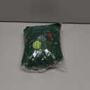 Toddler Girl Christmas Dress Green Xmas Tree Shiny Star Pompom Embroidery Tulle Tutu Princess Dress Holiday Photo (Green) 2-3Y